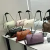 Textura de Couro Genuíno, Bolsa Porta-Canetas de Design Exclusivo, Bolsa de Ombro Versátil e Moderna para o Dia a Dia, Bolsa Transversal, Bolsa de Mão Simples, Bolsa de Braço