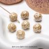 [Cacao de leche de coco] color té con leche cuentas cerámicas pata de gato estrella corazón perrito material para abalorios DIY joyería