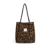 Bolso de Pana Bolso de Lona para Mujer Bolso de Compras de Gran Capacidad Estilo Literario Preppy Bolso Cruzado Bolso Tote Bolso de Hombro Versátil