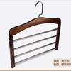 Perchero multifuncional de madera maciza para pantalones, toallero de cuatro capas antideslizante sin costuras, artefacto de almacenamiento para el hogar, perchero para bufandas y corbatas, venta al por mayor