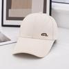 Nueva Gorra de Béisbol Bordada con Letra Larga para Mujer, Estilo Coreano para Primavera y Verano, Combinable, que Resalta la Cara, Gorra de Pato con Visera Larga para Hombre, Transfronteriza