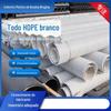 Fabricantes de tubos de HDPE de parede dupla enrolada brancos fornecem tubos tipo B de grande diâmetro