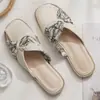 Pantuflas Elegantes de Estilo Francés Planas sin Cordones para Mujer, Nuevo Estilo Verano 2025, Zapatillas Cerradas Suaves Brisa Nocturna