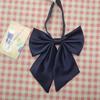 Traje azul marino, corbata JK, pajarita para hombre, pajarita para mujer, color liso, estilo universitario, ropa de clase informal, pajarita para niños.