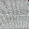 Tejido de punto de lana acrílica de nailon 2x2 con punto de ochos, suéter de hilo de otoño e invierno, cárdigan, camiseta interior de punto cálida