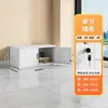 Armário de aço com porta de vidro, armário de arquivo de metal trancável para escritório, armário de armazenamento multicamadas ajustável para documentos