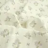 Patrón de Rayas Caladas Algodón Puro Estilo Coreano Fresco Tela Grado A para Cortinas de Madre y Bebé, Camisas y Vestidos
