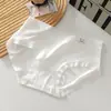Nova calcinha feminina de viscose cintura média, sem costura, com fundo de algodão antibacteriano, respirável e confortável para a pele, calcinha feminina