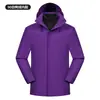 Colección de otoño e invierno: conjunto de ropa de trabajo para exteriores de dos piezas con bolsillos tridimensionales curvos en los brazos, personalizable con un logotipo; chaqueta para deportes al aire libre y montañismo