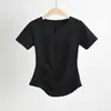 Ropa de Yoga Estilo Primavera Ropa Deportiva Conjunto de Manga Larga Sensación de Alta Gama Ropa de Secado Rápido Ropa de Práctica de Baile de Alta Gama Top Estilo Puro Deseo