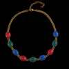 Suministrado Directamente por el Fabricante, Joyería Transfronteriza Vintage, Diseño de Nicho, Cadena para Clavícula Retro Francesa, Gargantilla Nuevo