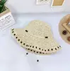 Nuevo Modelo de Marca de 26 Años: Sombrero de Pescador de Ala Ancha Calado de Paja con Cuentas de Madera, Protección Solar, Transpirable, Estilo Bohemio, Exclusivo para Aventuras en la Naturaleza