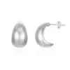 Pendientes Colgantes de Cobre Chapado en Oro de 18 Quilates Estilo Retro de Hong Kong con Esmalte en Forma de C para Mujer, Nuevos Pendientes de Moda de Lujo con un Toque de Alta Gama