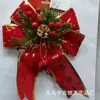 Adornos Navideños de Moño de Tela Transfronterizos con Purpurina, Decoraciones de Árbol de Navidad Multicapa, Accesorios de Decoración de Escena de Alta Gama