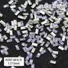 Acessórios para Unhas Diamante Mini Roxo Claro de Fundo Plano com Formato Irregular, Zircônia Chanfrada Retangular Marquise Gota Decorações para Unhas