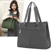 Bolso Tote de Nylon, Bolso para Laptop de Mujer, Bolso de Hombro de Gran Capacidad, Bolso Ligero para el Trabajo y los Viajes
