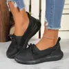 Zapatos Deportivos Casuales Perezosos de Cuatro Estaciones Transfronterizos, Zapatos de Mujer sin Cordones, Zapatos de Moda Nuevos para Mamás, Zapatos Bajos Planos para Caminar