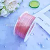 Fita de Poliéster Dupla Face Criptografada de 0,3 cm e 100 Jardas Laço de Casamento Embalagem de Presente Elegante Fita de Seda e Cetim 3 mm