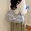 Bolso de Axila Lindo para Niña Estilo Coreano Nuevo 2026 Temática del Bosque, Bolso de Hombro Fruncido, Bolso de Mano Casual Simple Nube