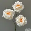 Arranjo de Chão com Flores Artificiais Cor de Champanhe, Rosa de Casamento, Hortênsia, Material de Flores para Corredor de Teto, Arranjo de Decoração para Auditório
