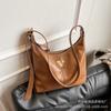 Atacado do Fabricante Bolsa Tote Grande de Lado Macio Feminina 2026 Nova Outono e Inverno Retro Bolsa de Ombro Transversal para o Trabalho