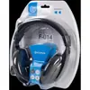 Fone de ouvido com microfone Headset Grande Preto