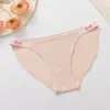 Nuevo Producto Transfronterizo en Stock: Pantaletas Sin Costuras de Seda de Hielo para Mujer, Verano Finas Transpirables Perforadas Algodón Puro en la Entrepierna Calzones para Chicas Jóvenes
