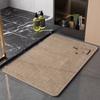 Alfombrillas Tejidas para Baño Imitación Lino Entrada de Baño Alfombrillas Antideslizantes Alfombra Absorbente Resistente a Manchas Alfombrillas de Secado Rápido