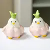 Adorno de Pájaro de Cerámica para Ajo de Moda Lindo Decoración Creativa para Escritorio del Hogar Objeto Pequeño Creativo para Sanar Regalo Personalizado