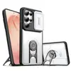 Estuche Anti-Caídas Samsung A57 Aplicable Transfronterizo S26 Ultra Anillo Giratorio de 360 Grados Cubierta Protectora de Lente con Ventana Deslizante