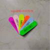 Lima de Uñas Mini de 5 cm Manicura Tira Pequeña de Fricción Viruta de Madera Tira de Pulido para Manicura Tira de Lima de Uñas Fluorescente Colorida