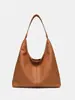 Bolso Tote Tejido de Alta Gama para Mujer 2026 Retro Casual de Gran Capacidad Bolso de Hombro para Viaje Moderno y Popular
