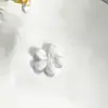 Color Sólido Tela Cosida a Mano Flor de Cinco Pétalos de Perla Tridimensional Accesorios para el Cabello Hechos a Mano para Bricolaje Ropa Funda de Teléfono Ropa para Muñecas Ropa para Mascotas
