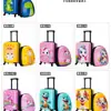 Equipaje de 18 pulgadas Maleta con ruedas para niños Venta al por mayor Caja de regalo Maleta de dibujos animados Maleta con ruedas universales Maleta de mano Mochila escolar