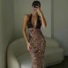 Vestido ajustado con espalda descubierta y tirantes de encaje para mujer, nuevo modelo de primavera y verano