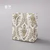 Venta al por mayor de fábrica de cajas de embalaje para joyería de estilo pequeño y fresco, cajas para pulseras, cajas de regalo con moño y cajas de regalo con tapa y base
