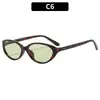 Moda Nuevas Gafas de Sol Estilo Coreano Ojo de Gato Marco Pequeño, Versátiles y Elegantes, Adecuadas para Fotografía Callejera, Mismo Estilo que las Influencers Femeninas