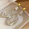 Anillo de halo de aguja plateada pendientes de tigre Europa y Estados Unidos transfronterizos pendientes de alto sentido temperamento nicho pendientes de moda para mujer venta al por mayor