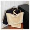 Bolso de hombro de gran capacidad para mujer, estilo retro, de piel suave, combinable con todo, primavera y verano 2025, informal, para uso diario.