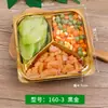 Caja Desechable Limpia para Verduras Caja de Empaque para Verduras Caja para Verduras Frías y Comida Cocinada Cuadrada con Tapa Caja de Plástico Anti-vaho con Recorte para Frutas
