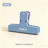 Disponible en seis colores, clip de sellado en forma de T para bolsas de alimentos, clip para conservación de snacks, clip para sujetar documentos de oficina y fotos