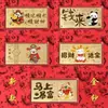 Notas de Ouro Notas de Ouro Puro Envelopes Vermelhos Desenhos Animados Coloridos Princesa Boa Sorte Moedas de Ouro Lembrancinhas Presentes de Aniversário