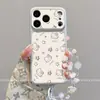 Adecuado para funda de teléfono Apple 17, Sensación de alta gama, Protección completa de la lente, Anti-caída para iPhone 16 Pro, Diseño de Gato Estrella Plateada