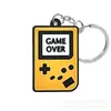 Llavero Colgante de Goma Suave de PVC Decoración para Mochila Dibujos Animados Juego Llavero Accesorio para Llavero Creativo