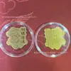 Pegatinas para Teléfono Móvil de Oro Puro 999, Pegatinas para Teléfono Móvil de Oro de 2mg, Pequeños Regalos para Transmisiones en Vivo en Tiendas Físicas de Oro, Venta al por Mayor Directa de Fábrica