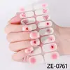 Zhengxiang pegatinas de uñas de dibujos animados nuevas transfronterizas lindas película de esmalte de uñas impermeables amor ins pegatinas de uñas pequeñas frescas