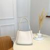Bolso de cuero suave de gran capacidad para mujer, nuevo de verano 2022, estilo western, con textura, para hombro o axila, bolso tote para mujer