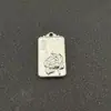Colgante Redondo de Marca Baifu Palabras Sólidas de Buena Suerte para Hombres y Mujeres Trazado Dorado Patrón Retro Ping An Feliz Compás de los Ocho Tesoros Colgante