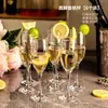 Copas para Torre de Champaña de Boda Torre de Vidrio Multicapa Copas Torre Apilables Copas de Vino para Apertura de Hotel Copas de Cóctel con Forma de Disco Copas de Pedestal Alto para Banquete