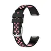 Adecuado para el Reloj Fitbit Luxe Correa de Silicona de Dos Colores Pulsera Luxe Correa Deportiva Transpirable Porosa